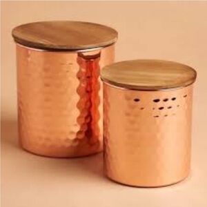 Uncommon‎ James Hammered Copper Canisters